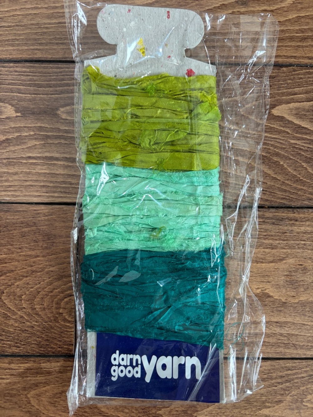 Darn Good Yarn Ribbon Bundle - Green & Teal Tones